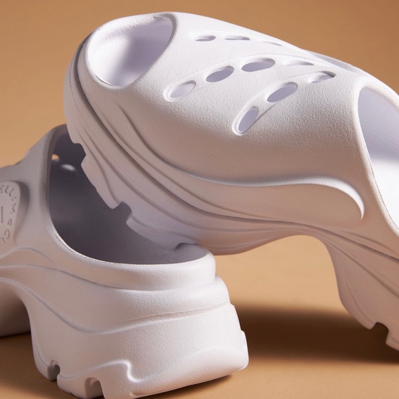 ADIDAS By STELLA MCCARTNEY White Clogs - Women’s Size 9 - New In Box - Picture 10 of 10